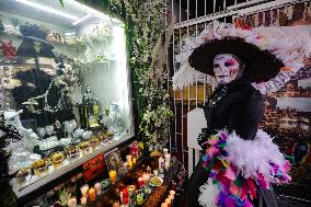 Santa Muerte Annual Celebration In Tepito Neighborhood