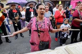 23rd Anniversary Of Santa Muerte On The Eve Of Day Of The Dead In Mexico