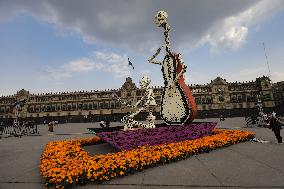 Mega Ofrenda For Dia De Muertos Celebrations