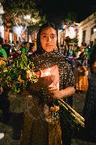 Dia De Muertos Parade In Oaxaca