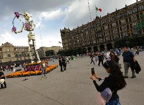 Mega Ofrenda For Dia De Muertos Celebrations