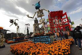 Mega Ofrenda For Dia De Muertos Celebrations