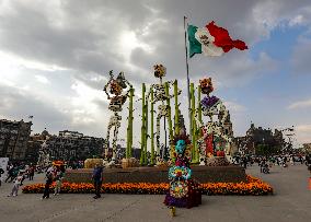 Mega Ofrenda For Dia De Muertos Celebrations