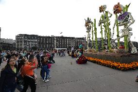 Mega Ofrenda For Dia De Muertos Celebrations