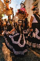 Dia De Muertos Parade In Oaxaca