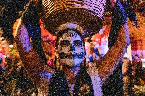 Dia De Muertos Parade In Oaxaca