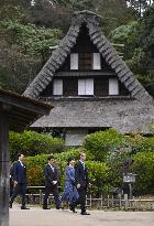 Princess Kako at old folk house museum near Tokyo