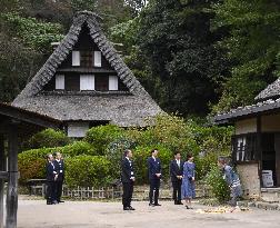 Princess Kako at old folk house museum near Tokyo