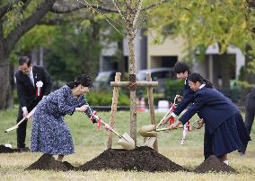 Princess Kako at greenery event near Tokyo