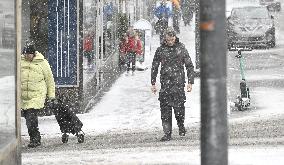 Snow in Finland