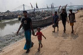 Karnaphuli River In Chittagong