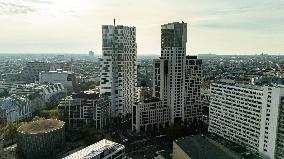 Aerial views of Berlin