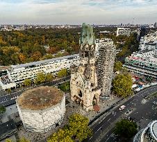 Aerial views of Berlin