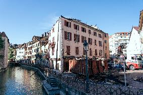 Building Caught Fire In The Old Town, 1 Victim Reported - Annecy