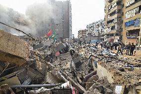 Israeli Airstrike In Beirut, Lebanon