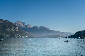 Illustration Of Lake - Annecy