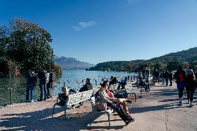 Illustration Of Lake - Annecy