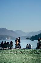 Illustration Of Lake - Annecy