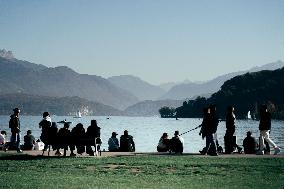 Illustration Of Lake - Annecy