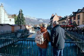 Illustration Of Lake - Annecy