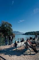 Illustration Of Lake - Annecy