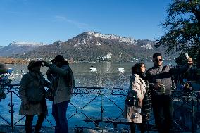 Illustration Of Lake - Annecy