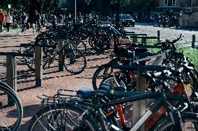 Illustration Of A Bike Park - Annecy