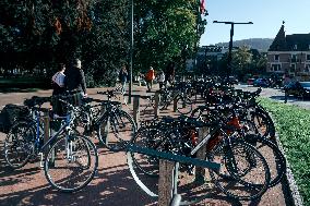 Illustration Of A Bike Park - Annecy