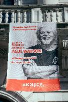 Poster In Support Of Paul Watson - Annecy