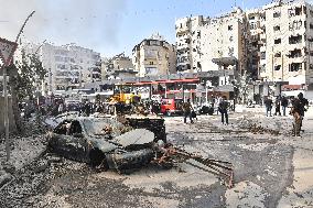 Israeli Airstrike In Beirut, Lebanon