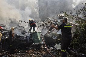 Israeli Airstrike In Beirut, Lebanon