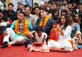 Justin Trudeau Attends A Diwali Celebration - Ontario