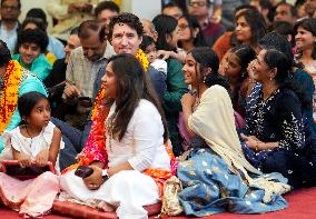 Justin Trudeau Attends A Diwali Celebration - Ontario