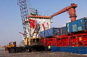 A Humanitarian Ship From Turkey Arrives In Beirut