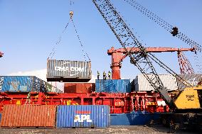 A Humanitarian Ship From Turkey Arrives In Beirut