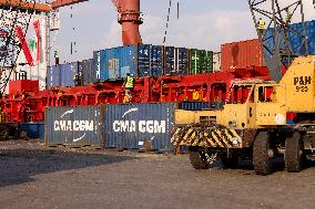 A Humanitarian Ship From Turkey Arrives In Beirut