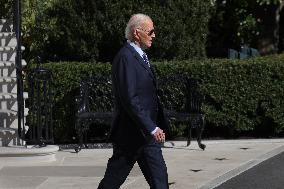 President Biden Departs White House For Pennsylvania