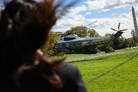 President Biden Departs White House For Pennsylvania