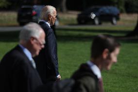 President Biden Departs White House For Pennsylvania