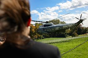 President Biden Departs White House For Pennsylvania