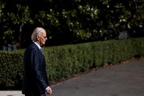 President Biden Boarding Marine One - DC