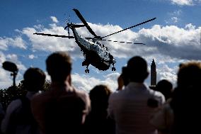 President Biden Boarding Marine One - DC