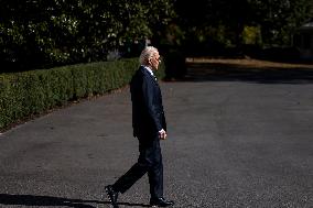 President Biden Boarding Marine One - DC