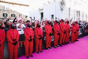 The Photocall For The Press Conference Of Squid Game Season 2 At Lucca Comics & Games