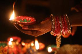 Hindu Festival Of Diwali In Toronto, Canada