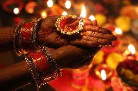 Hindu Festival Of Diwali In Toronto, Canada