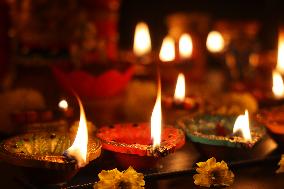 Hindu Festival Of Diwali In Toronto, Canada