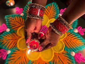 Hindu Festival Of Diwali In Toronto, Canada