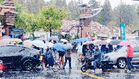 Heavy Rain Hit Shanghai