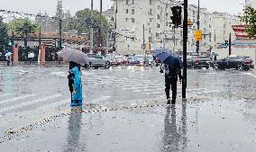 Heavy Rain Hit Shanghai